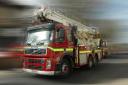 Shed fire in Northwich