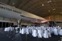 Christmas lunch will be served beneath the wings of Concorde at Runway Visitor Park at Manchester Airport