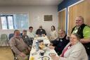 Members and volunteers at Leftwich's Oasis drop-in dementia café at the new Emmanuel Church