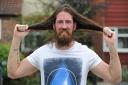 Mark avoided the barber for two years to raise money for Depression Alliance