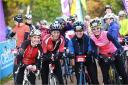 Cyclists enjoy the 2014 Macmillan Cycletta Cheshire.