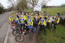 Weaver Valley Cycling Club at their new home with Winnington Park Rugby Club, in Burrows Hill.