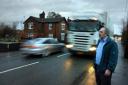 Clr Paul Edwards fears traffic in Holmes Chapel Road will get far worse once a new housing estate is built.