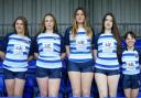 Players from Winnington Park's girls' section in the club's new "Girls-Fit" rugby kit