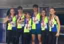 Vale Royal’s Grace Roberts, Dylan Carney, Jake Wilson, Patrick Griffith, Holly Weedall and Hope Smith