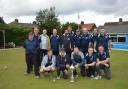 The victorious Castle Sports team celebrate winning the Brunner Cup