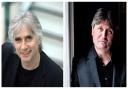 Brookside creator,  Sir Phil Redmond (left) and poet laureate, Simon Armitage (right) will appear at the Weaver Words book festival
