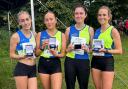 The Vale Royal medal-winning women's 'A' team of Holly Weedall, Sarah Dufour-Jackson, Kate Moulds and Abigail Howarth