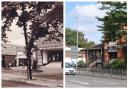 Toft Road in Knutsford in the 1930s and in 2011