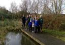 Friends of Weaver Parkway volunteered to help out at Wharton CofE Primary School