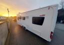 A caravan stolen in Cheshire has been found in Kent