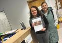 Jennifer Emerson and a mother of a Cloughwood Academy pupil hand the petition into Cheshire West and Chester Council