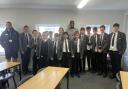 Sammy Ameobi visited Middlewich High School in April