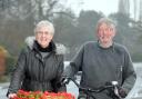 Cycling is the perfect mode of transport for Sue and Mike Hornby with their everyday bikes.