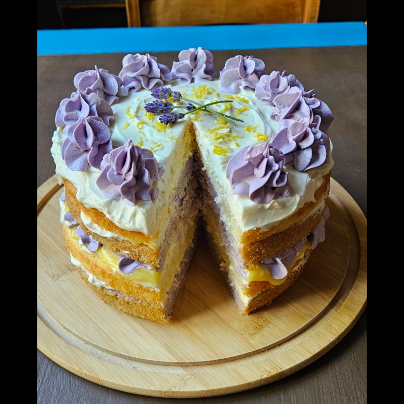 Lavender cake