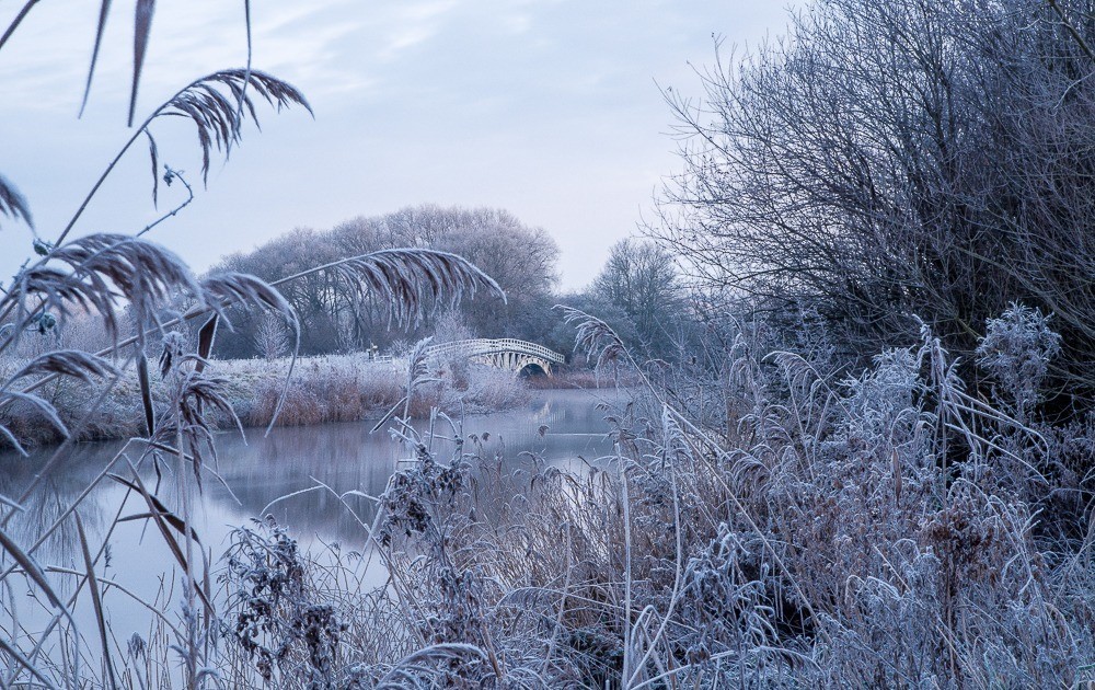 A frosty morning at Dutton locks by Tim Spruce