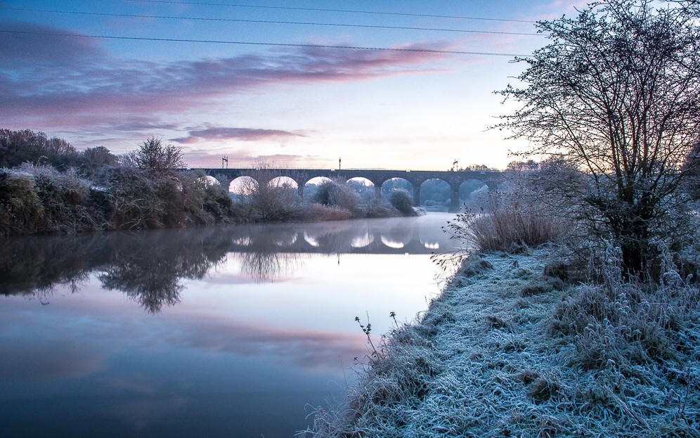 Frost at the viaduct by Tim Spruce