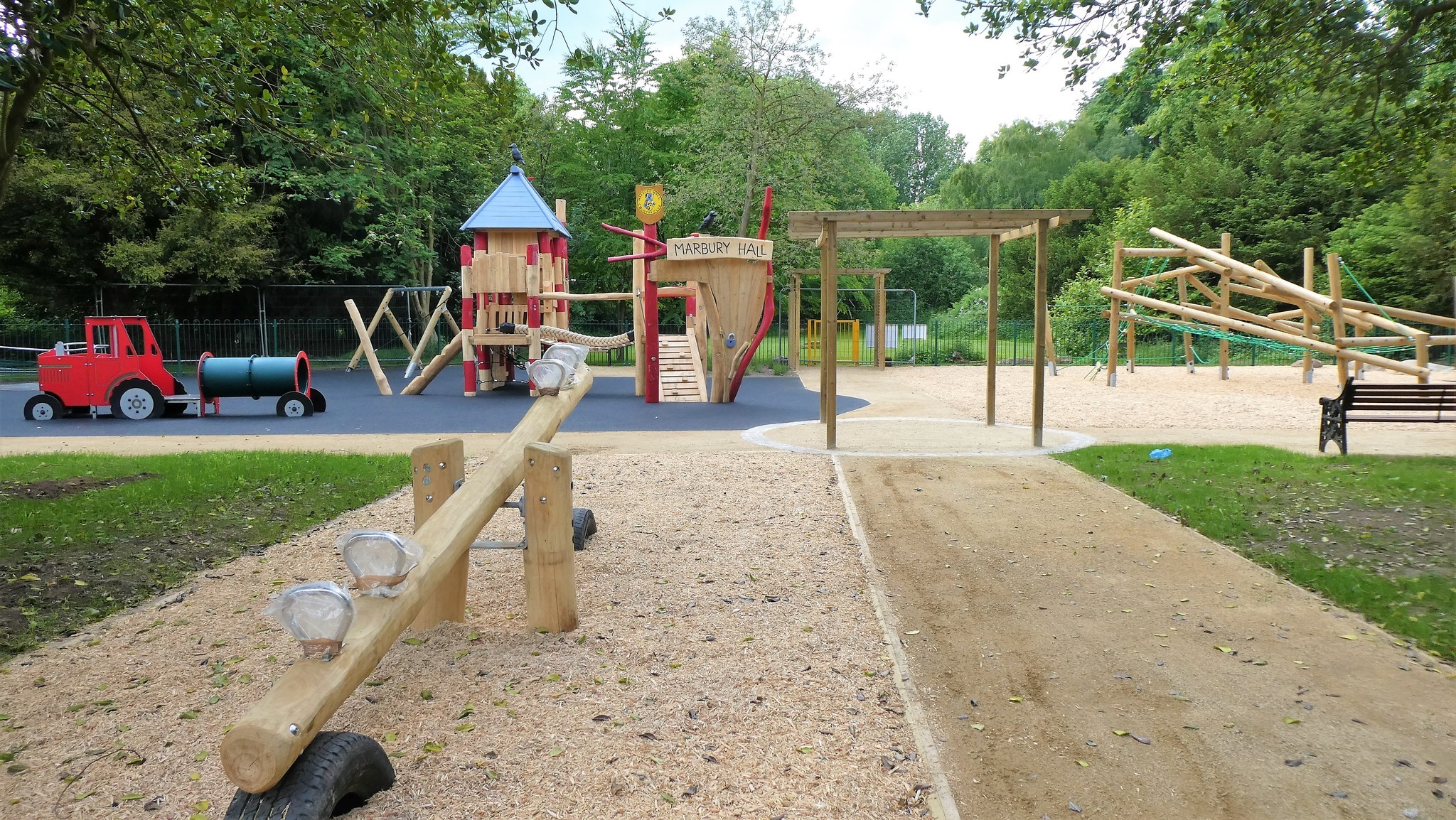 New Marbury Park play area by Lynne Bentley
