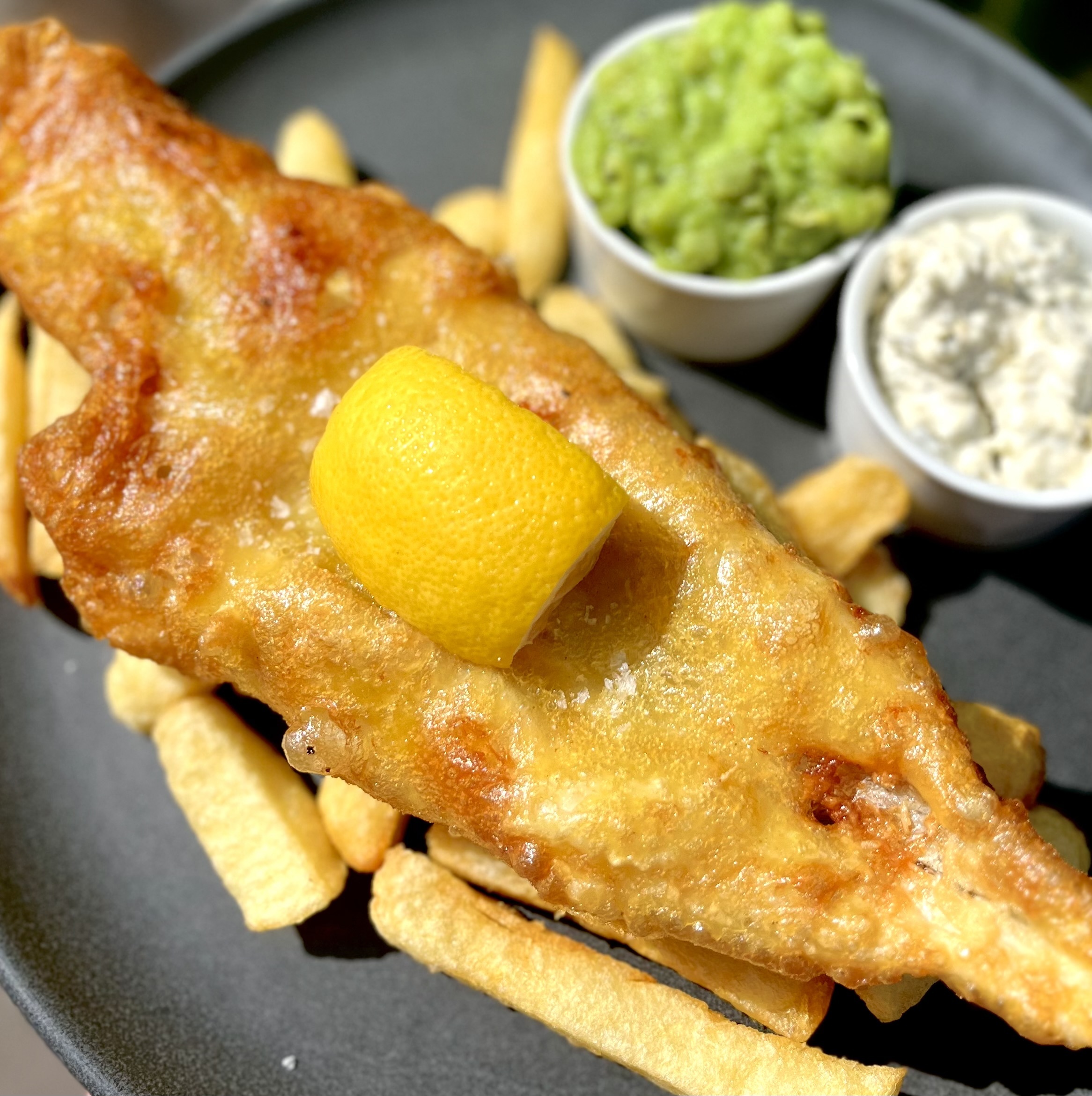 Fish and chips is popular any day of the week - not just on Fridays