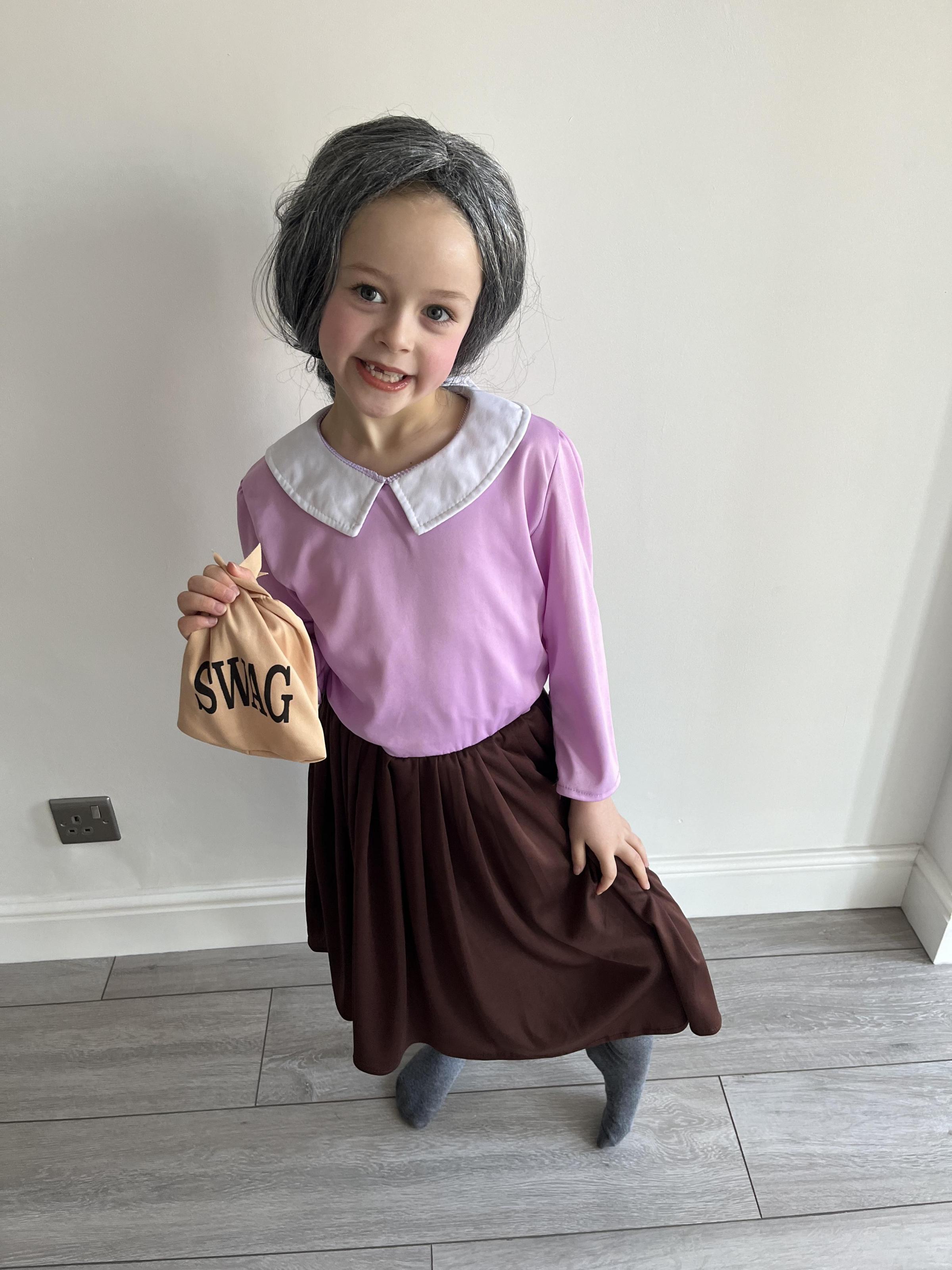 Seven-year-old Poppy Mae Gill from Barnton as Gangsta Granny
