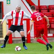 Steve McNulty scored in Witton's win over Basford. Picture by Karl Brooks Photography
