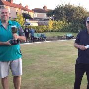 Andrew Poynton of Castle Sports won the Mid Cheshire League Challenge Cup trophy