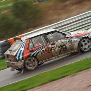 Matthew Steadman in his Lancia Delta Intergrale during the Neil Howard Rally at Oulton Park. Picture: Ste McNorton