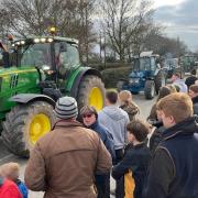 Around 100 tractors took part in the celebration