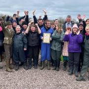 Let's Farm staff and rangers celebrate their award