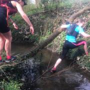 Obstacles in training for the 100 miles in one day challenge taken up by Cheshire Dragons runners in aid of The Christie