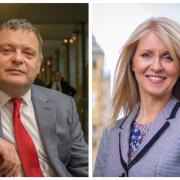 Mike Amesbury and Esther McVey