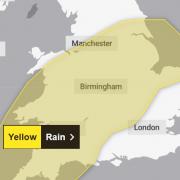 Part of the UK covered by the Met Office weather warning