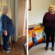 Mary Siddall, 61, before and after her dramatic weight loss