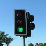 Work to replace traffic lights on Chester Road in Hartford began today