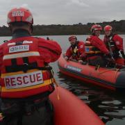 Cheshire Search and Rescue undertaking a waterborne exercise