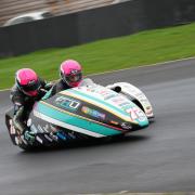 Pete Founds and Jevan Walmsley in action at Croft