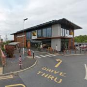 The McDonald's restaurant in Manchester Road, Northwich