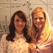 Victoria with Kate Muddiman, who is helping to organise this year's event.