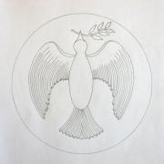 The dove of peace design