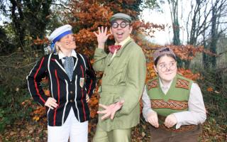 From left to right: Jo Oultram as Ratty; David Lee as Mr Toad; Kate Burge as Mole