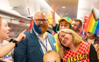 Eurovision superfans were delighted to a themed train journey from London to Liverpool ahead of the song contest