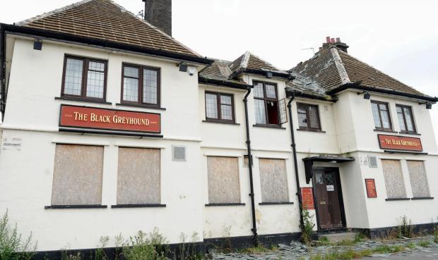 Black Greyhound, Wincham. Currently derelict - to the dismay of the community 