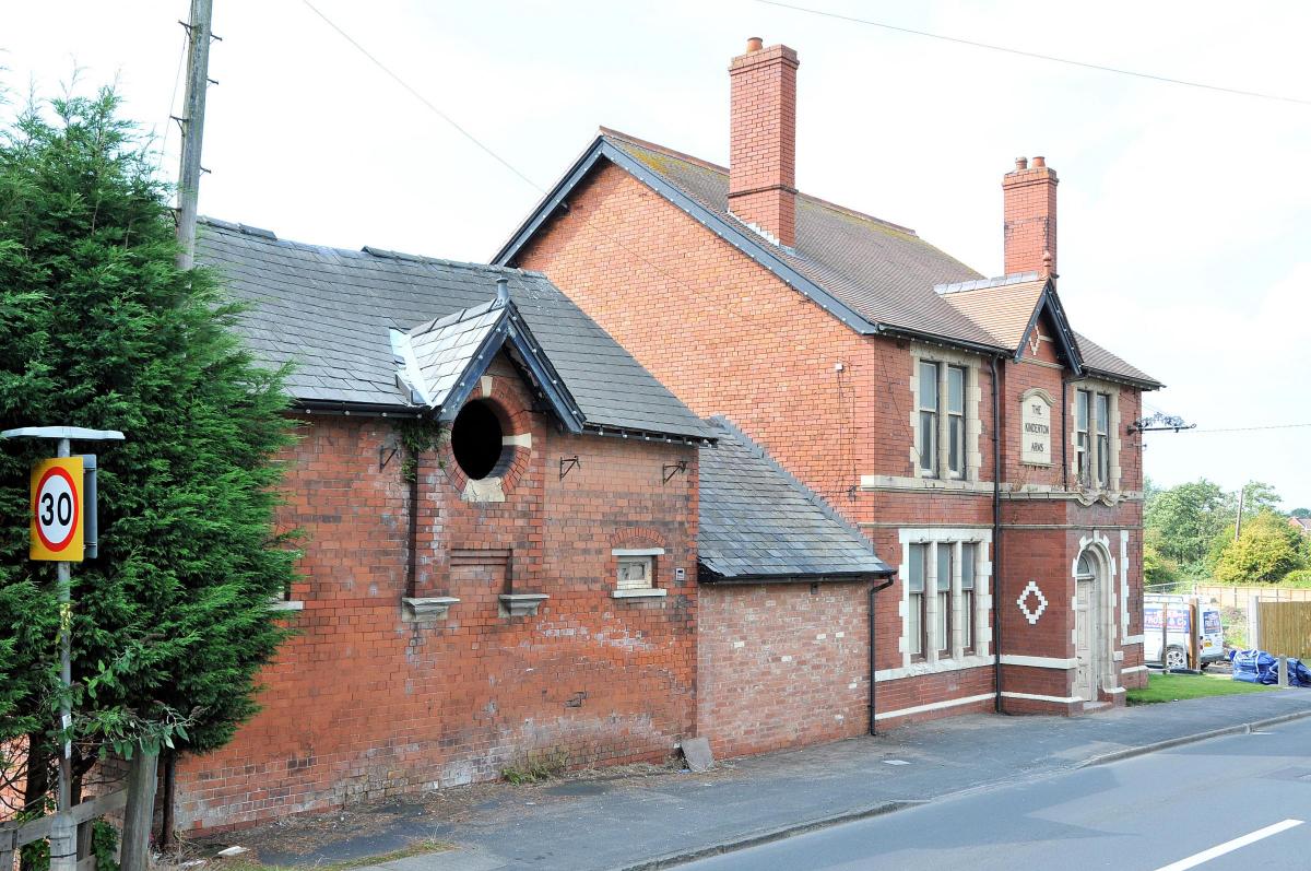 The Kinderton Arms in Middlewich. A planning application has been submitted to convert the pub into a private house.
