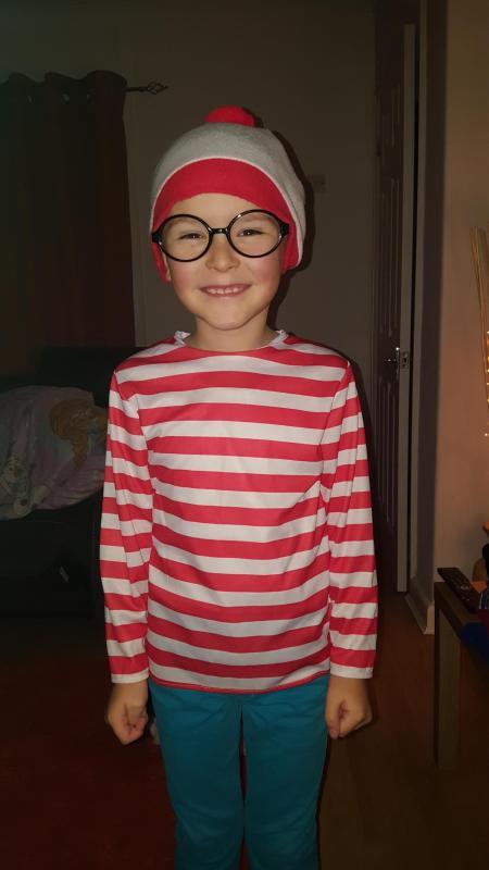 Alfie Stackhouse, 8, as Wally