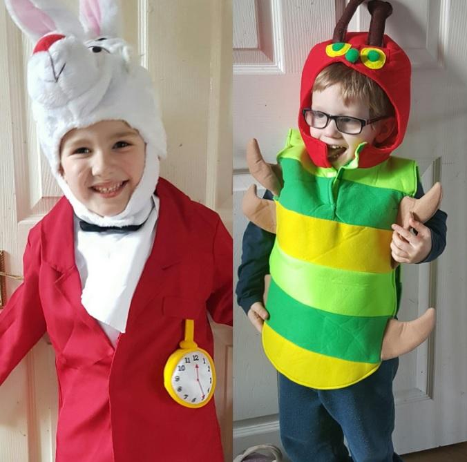 Jenson and William King dressed up for #WorldBookDay