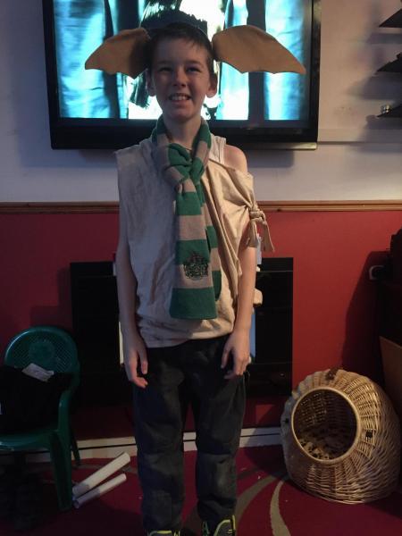 Christopher Chapman, 10, as Dobby