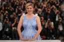 Jury president Greta Gerwig poses for photographers during the jury photo call at the 77th international film festival, Cannes, southern France (Andreea Alexandru/Invision/AP)