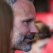 Ryan Giggs at the Witton Albion game against Salford City last night