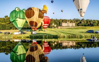 Hot air balloons will feature at Bolesworth International Equestrian Summer Festival 2024