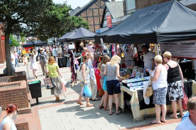 How Northwich Artisan Market looked before the pandemic